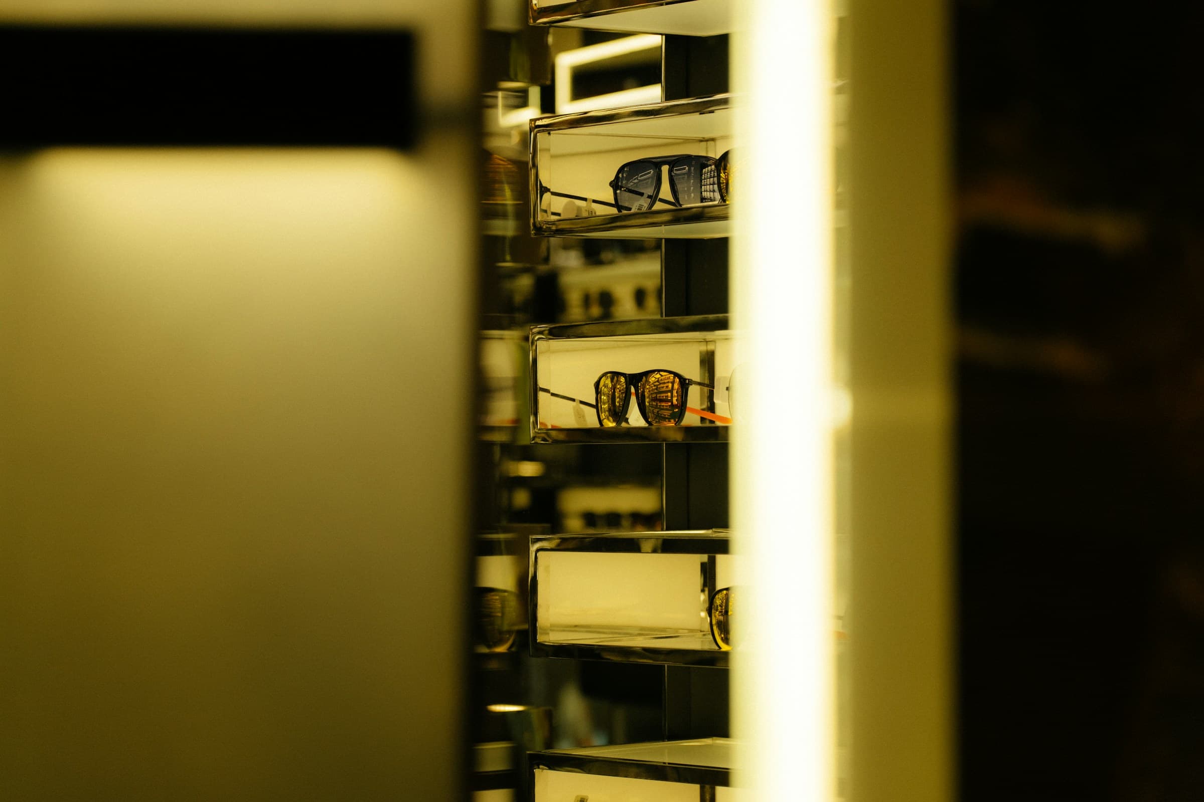 Inside the Wallingford optical dispensary.
